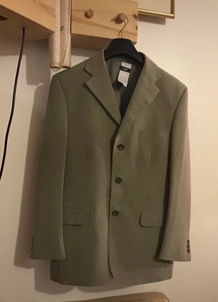 🔥-20🔥 Veste de costume Laurent Cerrer Vert Amande Neuf avec étiquette T.46 – photo 6